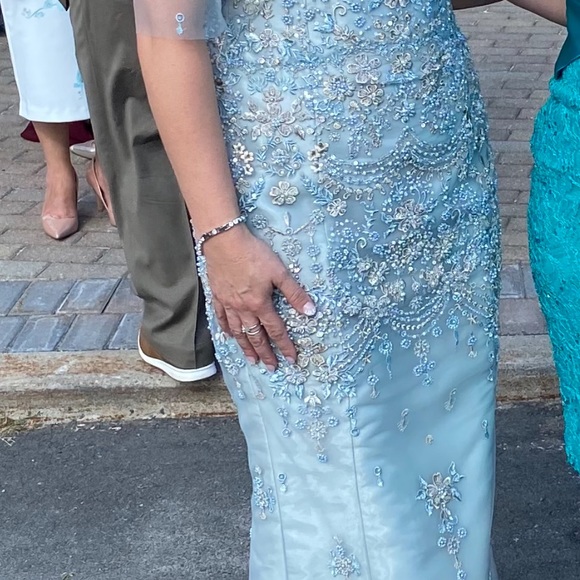 Mother of bride (or groom) custom gown - Picture 2 of 5